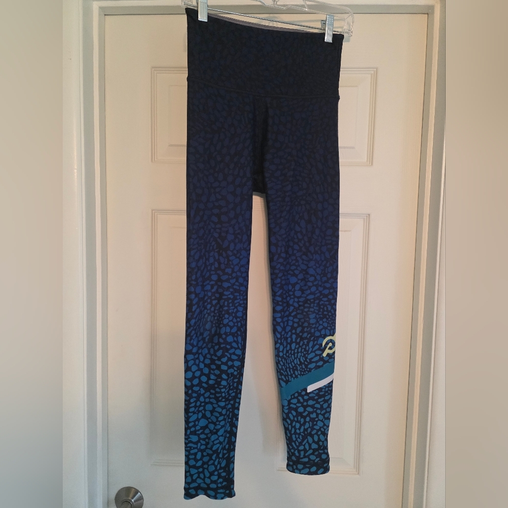 Peloton Blue Patterned Leggings